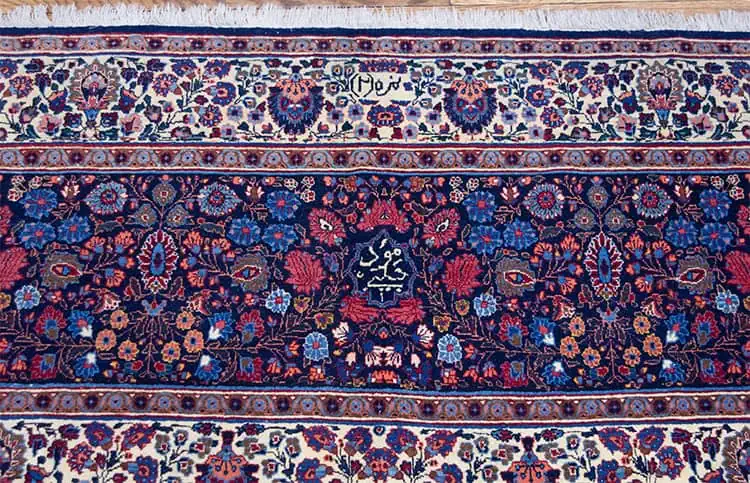 Rug 2796- Antique Persian Mood rug representing cultural significance of rug weaving. A rare 19th century Persian carpet with 400 KPSI in pristine condition. Size 10.6 x 13.9. Rug 2796- Antique Persian Mood rug representing cultural significance of rug weaving. A rare 19th century Persian carpet with 400 KPSI in pristine condition. Size 10.6 x 13.9.