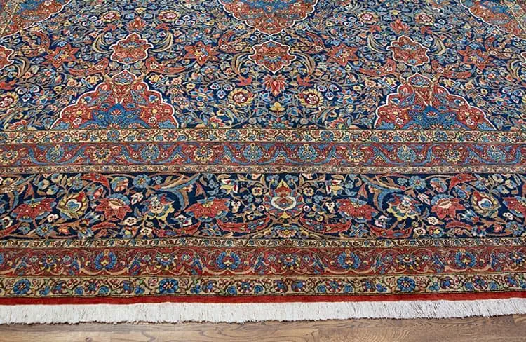 Rug 2797- Over A Century Old Large Antique Persian Isfahan Ahmad Rug Representing Artistic Brilliance, Enduring Value and the Rich Cultural Legacy of Persia. Size 11.9 x 16.6. Rug 2797- Over A Century Old Large Antique Persian Isfahan Ahmad Rug Representing Artistic Brilliance, Enduring Value and the Rich Cultural Legacy of Persia. Size 11.9 x 16.6.