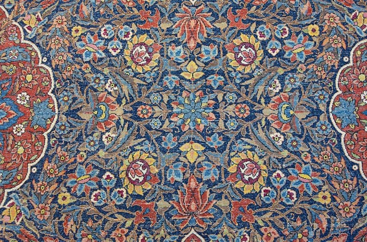 Rug 2797- Over A Century Old Large Antique Persian Isfahan Ahmad Rug Representing Artistic Brilliance, Enduring Value and the Rich Cultural Legacy of Persia. Size 11.9 x 16.6. Backside image. Rug 2797- Over A Century Old Large Antique Persian Isfahan Ahmad Rug Representing Artistic Brilliance, Enduring Value and the Rich Cultural Legacy of Persia. Size 11.9 x 16.6. Backside image.