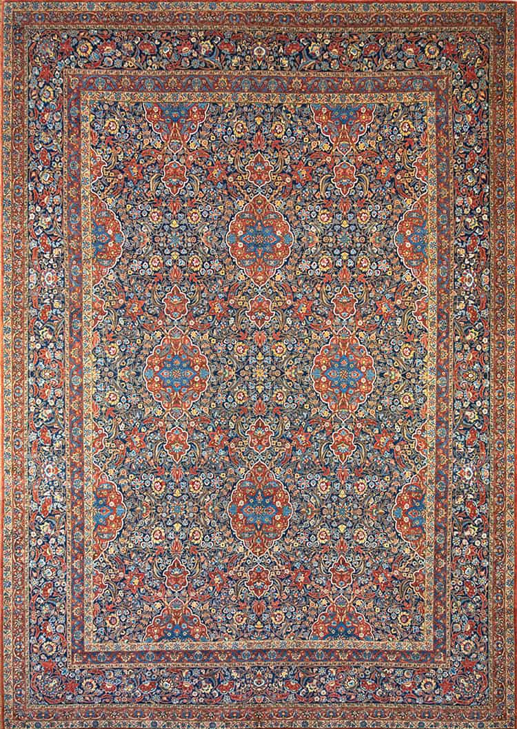 Rug 2797- Over A Century Old Large Antique Persian Isfahan Ahmad Rug Representing Artistic Brilliance, Enduring Value and the Rich Cultural Legacy of Persia. Size 11.9 x 16.6. Rug 2797- Over A Century Old Large Antique Persian Isfahan Ahmad Rug Representing Artistic Brilliance, Enduring Value and the Rich Cultural Legacy of Persia. Size 11.9 x 16.6.