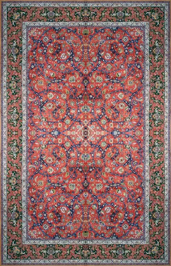 Rug 2798- Magnificent 80 years old antique Persian rug in excellent condition. Large antique Persian carpet. Size 13 x 19.6.