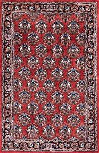 Foyer Rug, Persian wool traditional rug in mauve and navy floral pattern – Beautiful Rugs Chicago