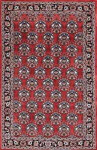 Foyer Rug, Persian wool traditional rug in mauve and navy floral pattern – Beautiful Rugs Chicago