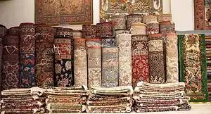 Interior image of rugs inside the Beautiful Rugs location Interior image of rugs inside the Beautiful Rugs location