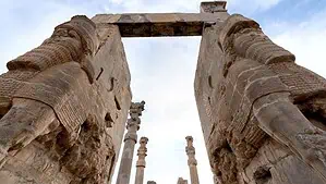 An image from North of Iran showing ancient monument. An image from North of Iran showing ancient monument.