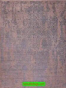 Decorative Transitional Rugs, Gray and Blue Color Rug. Decorative Transitional Rugs, Gray and Blue Color Rug.