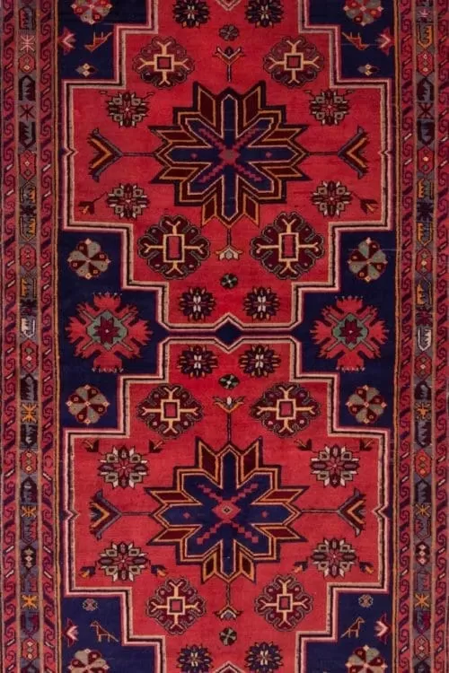 Caucasion Rug, Russian Shirvan Rug, Colorful Tribal Rug
