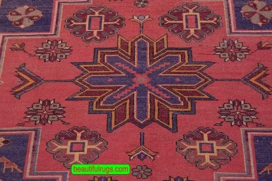 Caucasion Rug, Russian Shirvan Rug, Colorful Tribal Rug