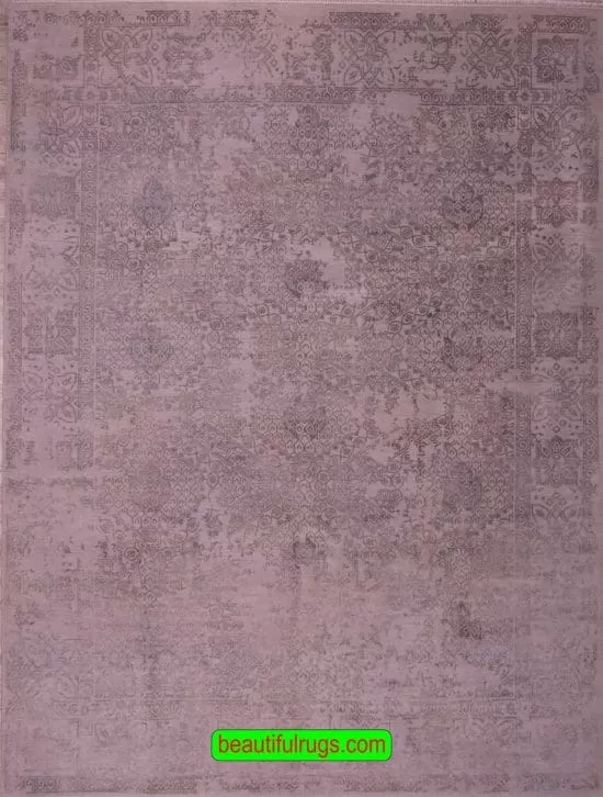 Modern Oriental Rug, Gray Oriental Rug, size 8x10