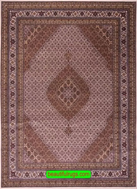 Traditional Living Room Rug, Medallion Rug, Rug from India, size 9x12.3