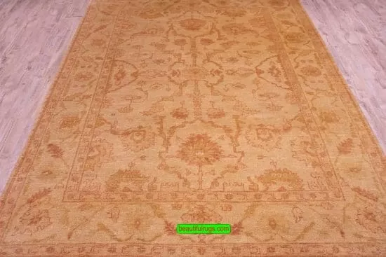 Oushak Rugs, Carpet Turkish, Turkish Oushak Rug, Beautiful Rug, size 6.2x9